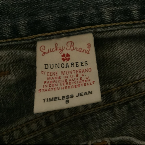 Lucky Brand Vintage wide leg timeless jeans Women’s Size 33 or 16 short petite - Picture 4 of 4